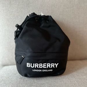 Brand New BURBERRY Phoebe nylon drawstring pouch